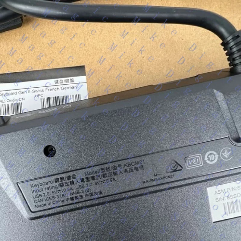 UU أصلي لجهاز Lenovo SK-8815 لوحة مفاتيح KBCM21 USB 3.0 محسنة قابلة للبرمجة - سويسرية