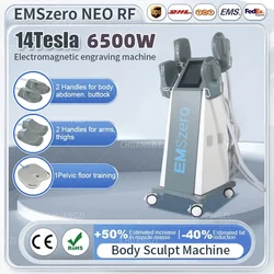 EMSzero Body Sculpt Elektromagnet Abnehmen 6500 W High Power 4 Griffe Reduziert Fett Maschine Schönheitssalon Neue EMS Null Gewichtsverlust