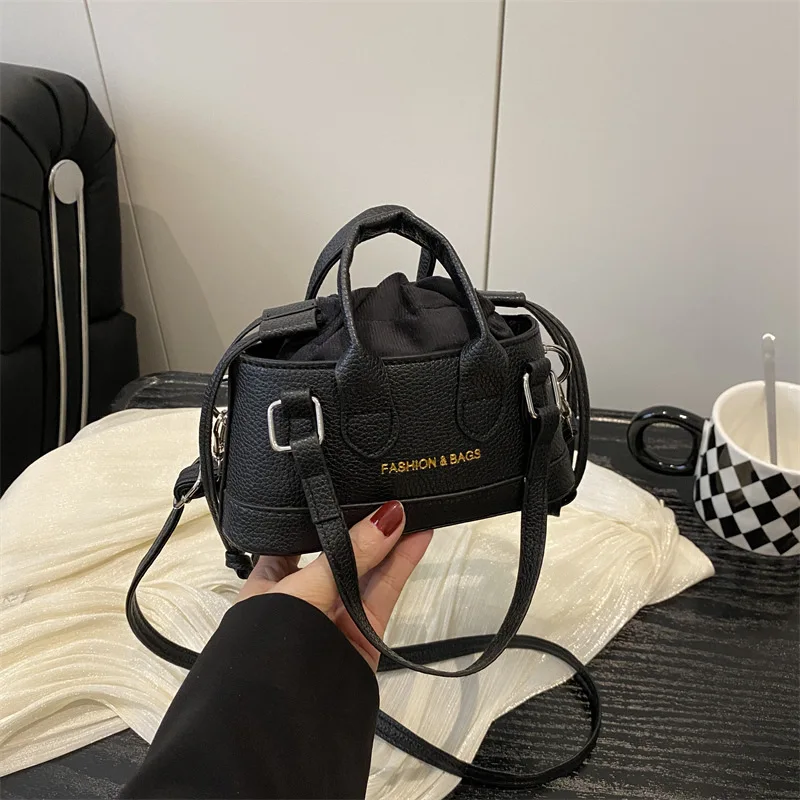 

2025 модная сумка-ведро на шнурке, стильная летняя сумка на плечо для женщин, мини-сумка через плечо, модная универсальная сумка ​