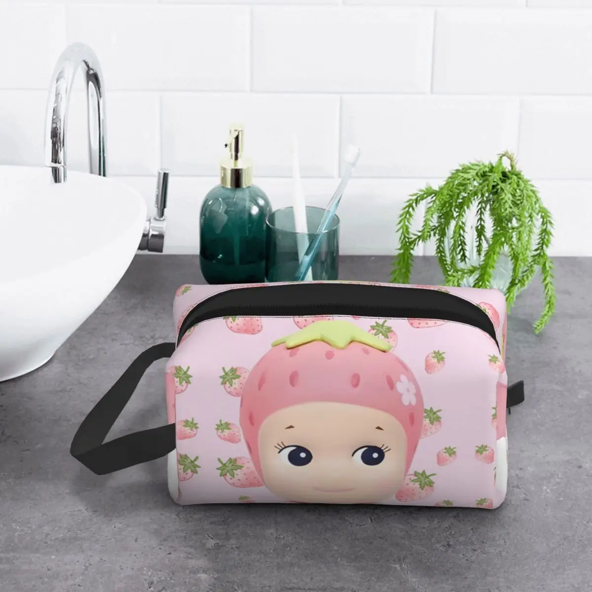 Stylish Sonny Angel Travel Toiletry Bag Women\'s Merch Storage Bag