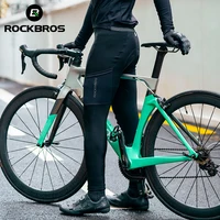 Pantalones de Ciclismo de Invierno ROCKBROS con Forro Polar y Almohadilla Amortiguadora a Prueba de Golpes, Pantalones Largos de Ciclismo de Carretera MTB para Hombre, Resistentes al Viento y Cálidos
