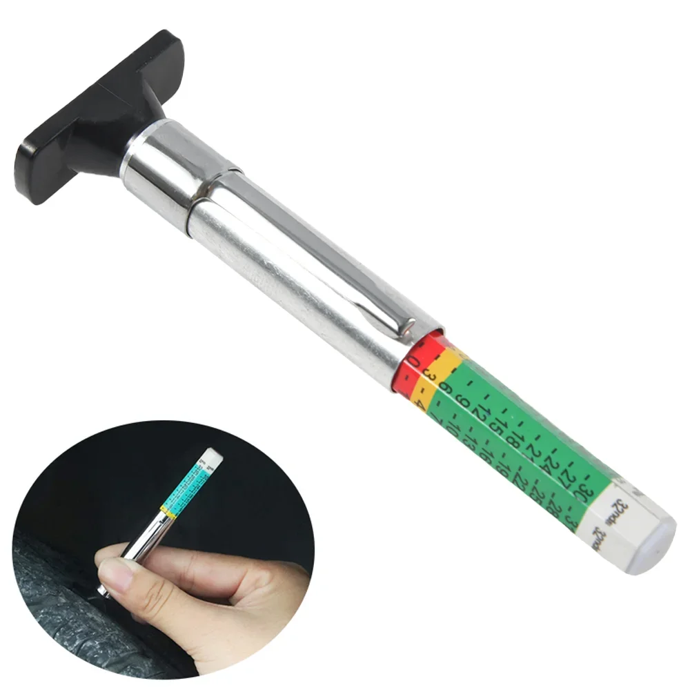 

25mm Car Tyre Tire Tread Depth Gauge Meter Auto Tire Wear Detection Measuring Tool Caliper Thickness Gauges Monitoring System