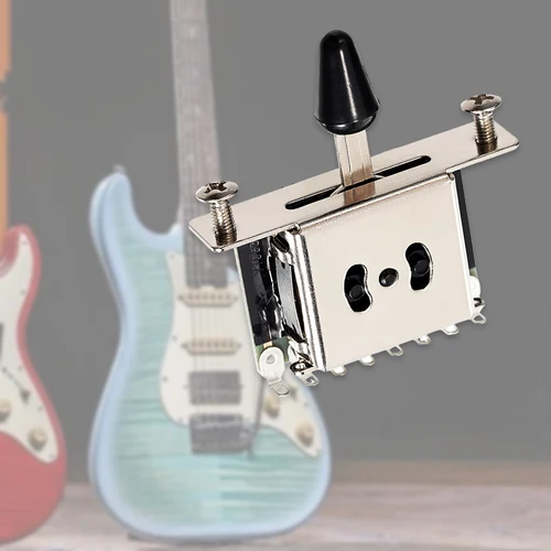 Imagen 2 del producto Interruptor de palanca de 5 vías para guitarra eléctrica, Selector de pastilla resistente, reemplazo directo para repuestos de guitarra eléctrica