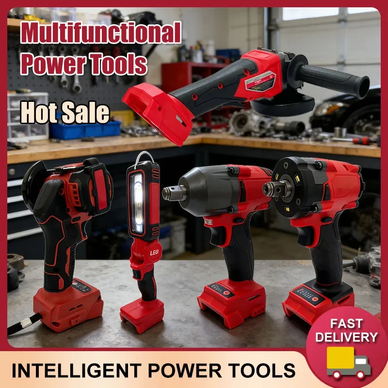 

Беспроводной электрический воздушный насос для автомобильных шин и мячей, портативный автомобильный компрессор, электрический ударный молоток для аккумулятора Milwaukee 18V