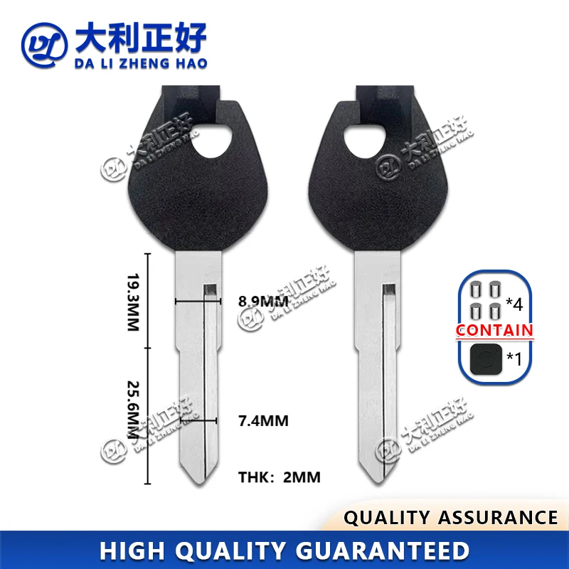 DL Motorcycle Key For Suzuki Magnet Anti-theft Lock Key AN250 AN400 AN650 Burgman Magnetic SJ50 V125G V125S V50 Uncut Blank Key