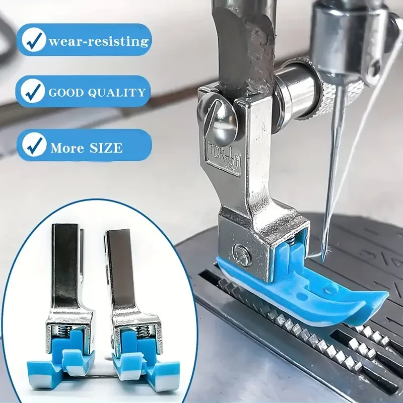 High and low pressure foot of industrial sewing machine, flat car computer foot rust-proof and wear-resistant pressure open line