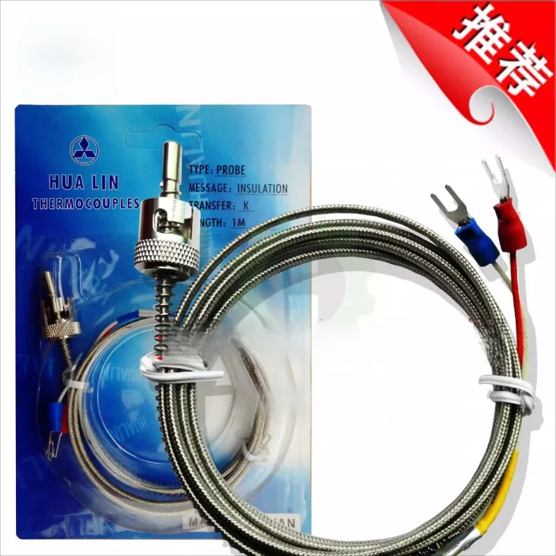 

K-type compression spring thermocouple/injection molding machine pressure buckle temperature sensing control probe