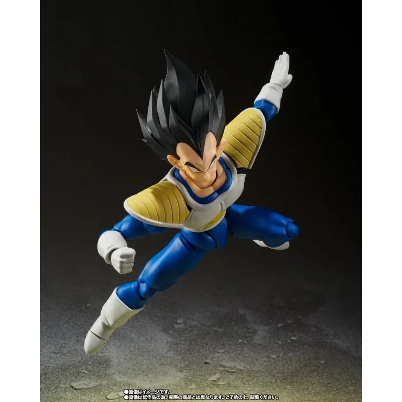 In Stock Genuine Bandai S.H.Figuarts Dragon Ball Z VEGETA 24000 POWER LEVEL PVC Anime Action Figure Model Toys Collection Gifts