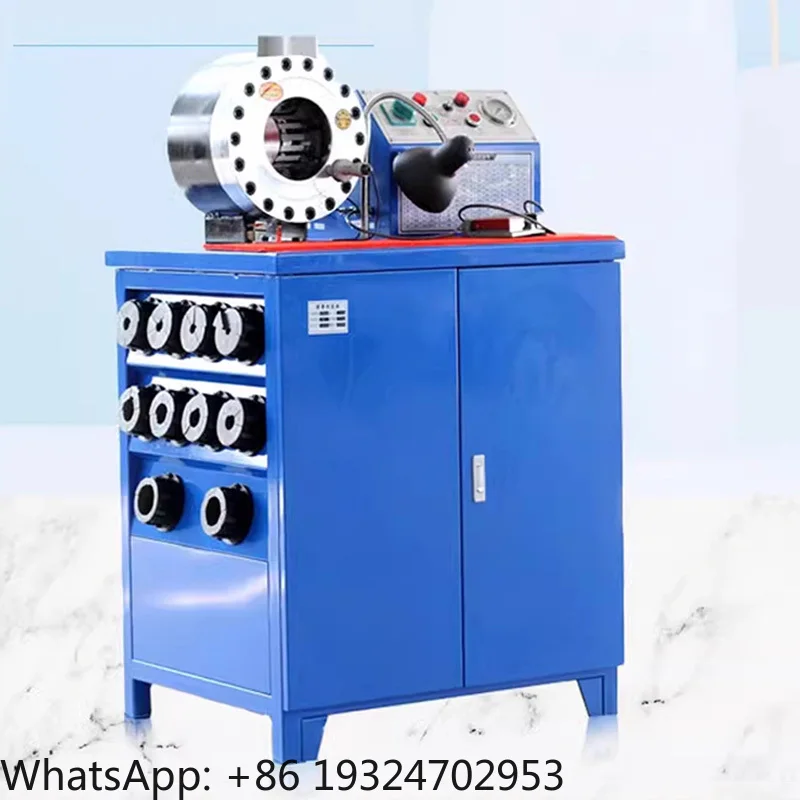 Hose crimping machine, hydraulic hose crimping machine, high pressure oil pipe crimping machine, hose locking machine