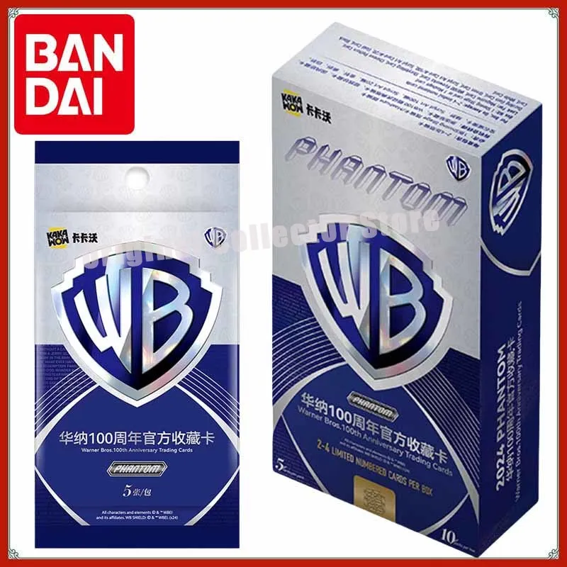 

Original Bandai Cards Kakawow Trading Cards Official Brand New 2024 PHANTOM Warner 100 Anniversary Official Authentic Child Gift