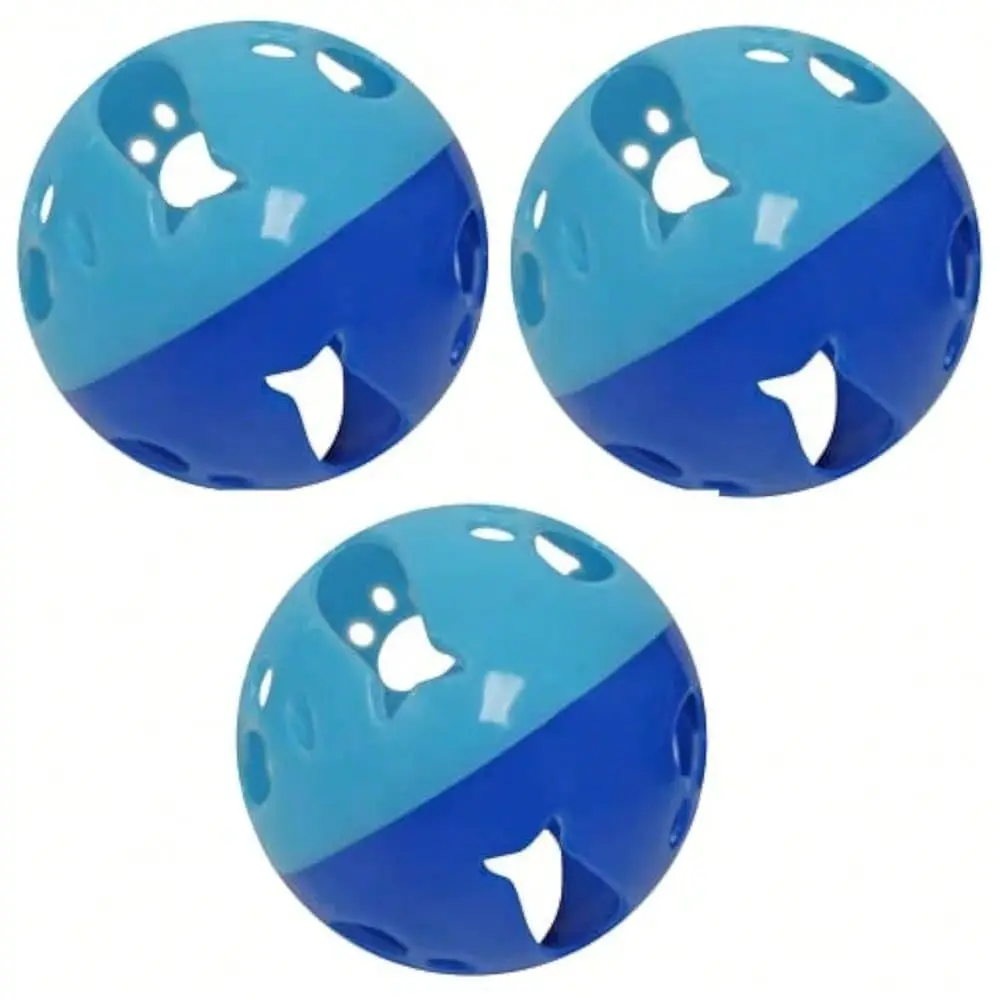 

Ball Toy With Bell Larger Size, Bells Jingle As Balls Roll, 3 Pack, Set Of 3 Cat Toys For Small Or Large Cats, Or Other Animals