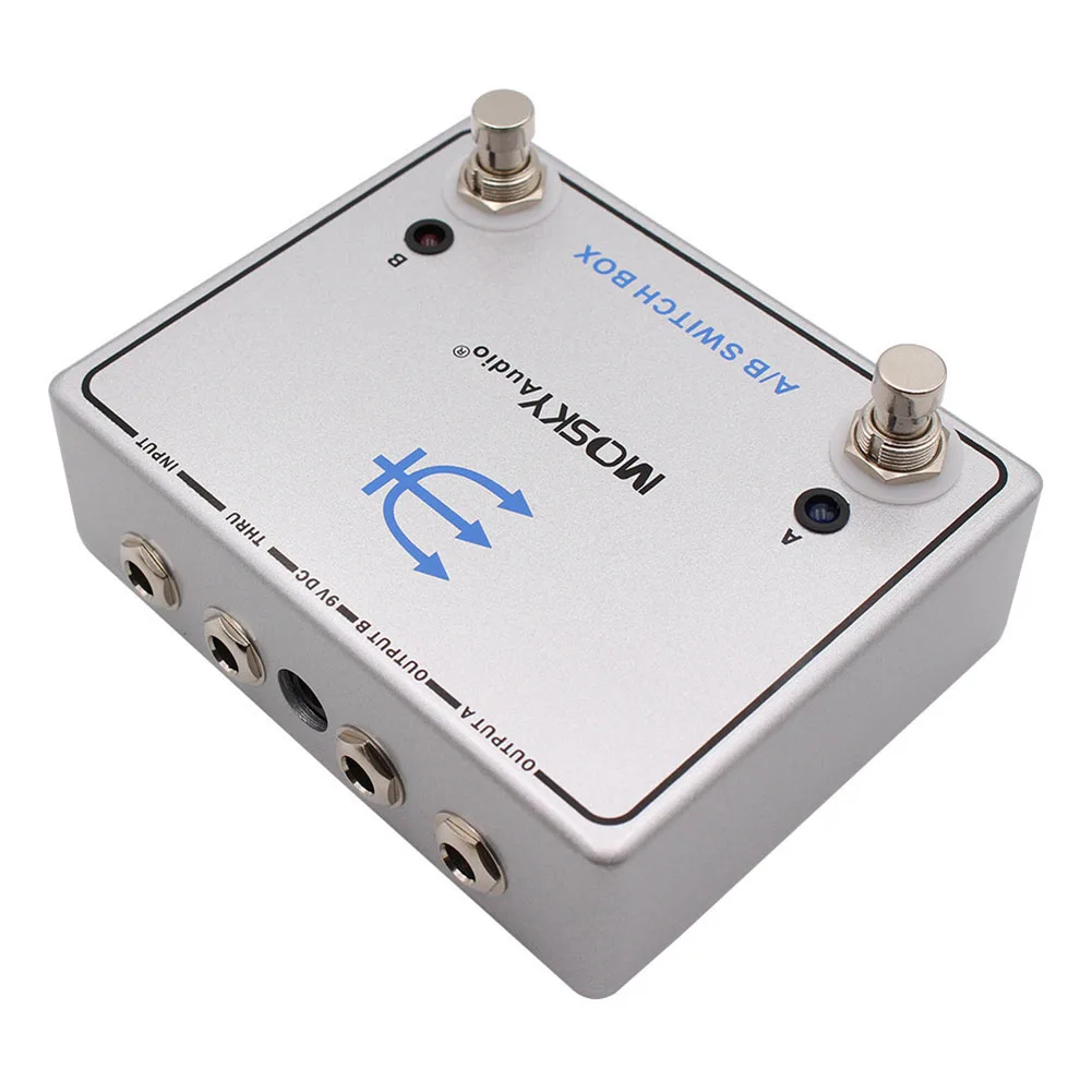 Instrument Signal Splitter Box 90 X 120 X 50 Mm A B Switch Pedal Thru Mode For Tuning Versatile Signal Routing