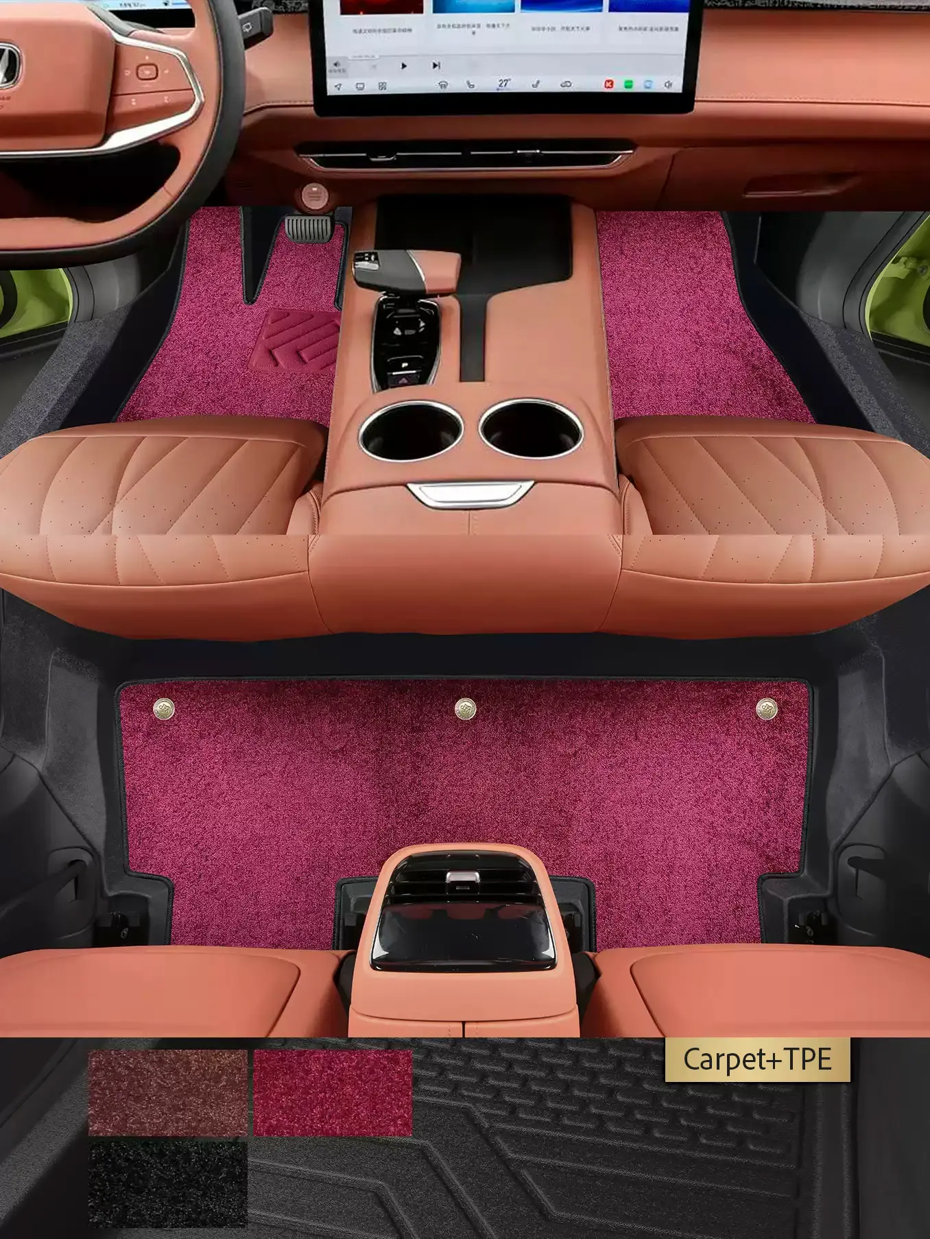 Left-Hand Drive Car Custom Fit Floor Mat For Changan UNI-Z 2024-2026 Waterproof Odorless Durable Full Coverage Floor Liner
