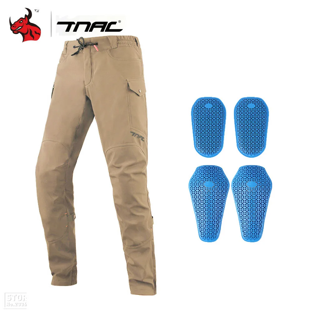 

TNAC Motorcycle Riding Protective Pants Built-in Ce Protective Gear Outdoor Motorcycle Pants Outdoor Sport Trousers Size S-4XL