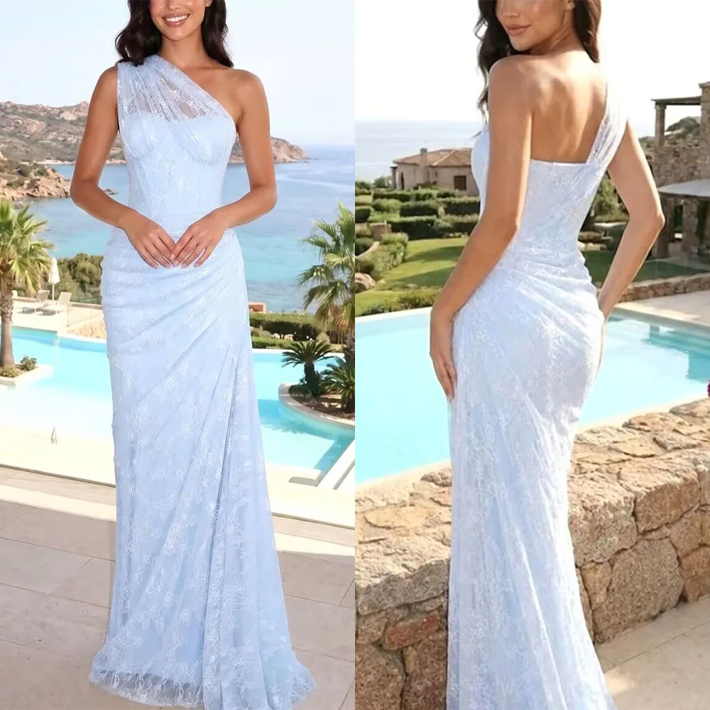 

Customized Sleeveless Floor Length Woman Vestidos Elegantes Para Mujer Para Una Boda Luxury Evening Dress فساتين حفلات Abiti