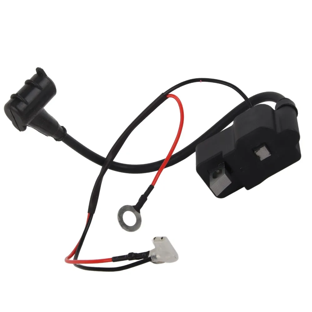 Black Chainsaw Ignition Coil Metal With Wire Ignition Coil Module Easy Installation Compact Ignition Coil for MS362 MS362C