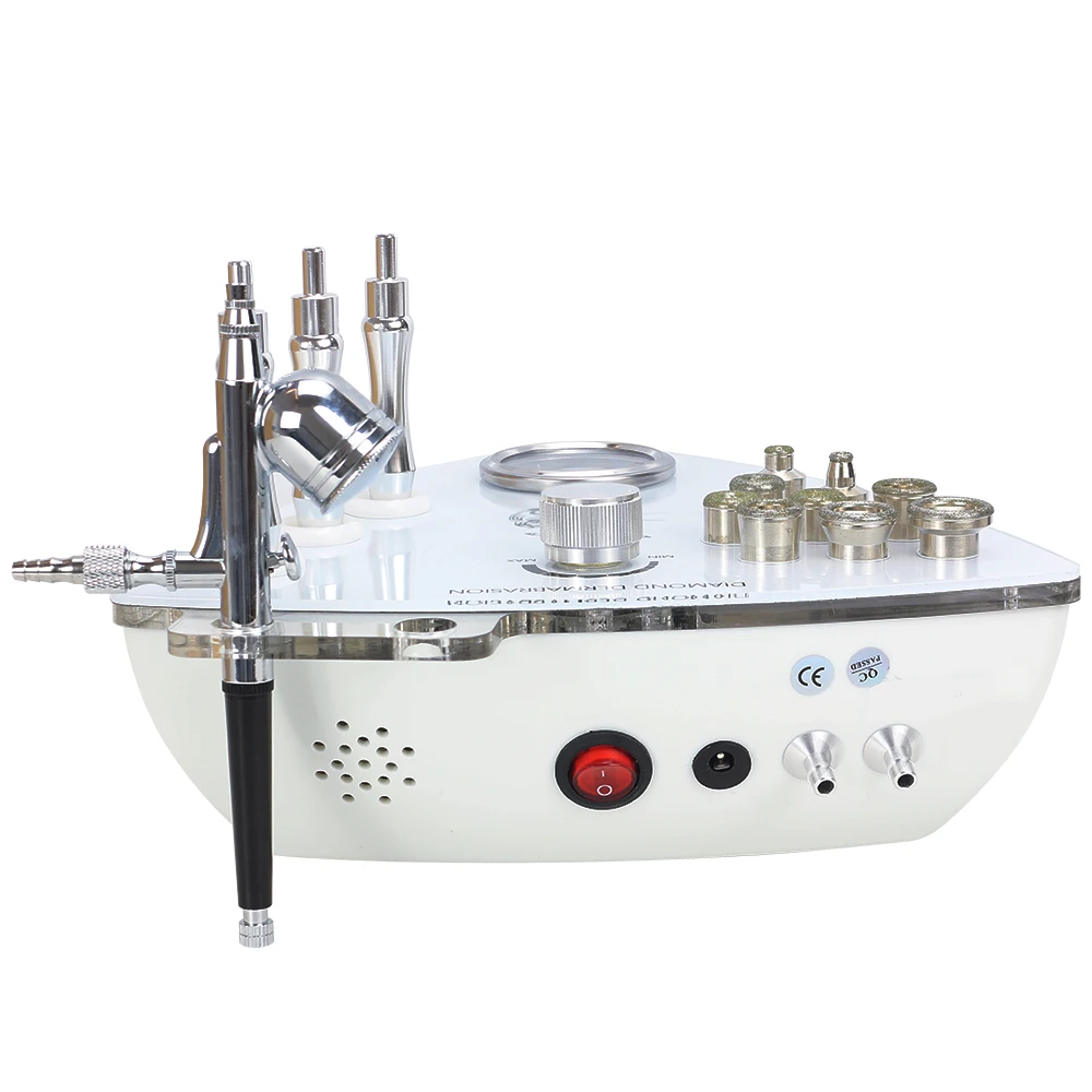 Facial Microdermabrasion Machine Diamond Tip Dermabrasion Devices Skin Rejuvenation Exfoliation Vacumtherapy Wrinkle Beauty Tool