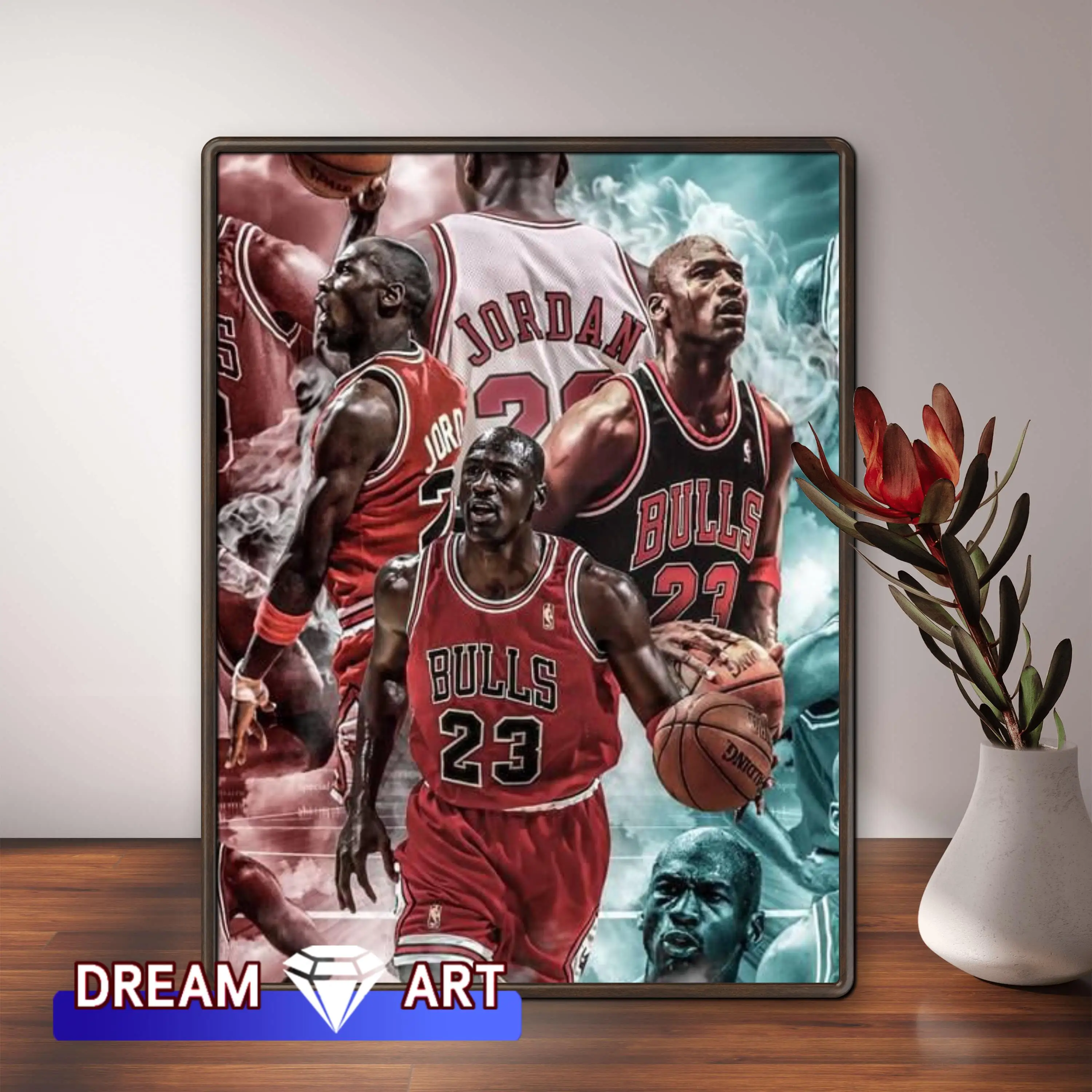 Basketball Superstar Diamond Painting Kit Basketball Player Jordan And Iverson Poster Diamond Embroidery mosaic home decor Gift