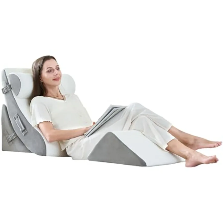 

4PCS Ortopedic ed Wed Pillow t Post Sur 45D Memory Foam for ack Neck and Leg Pain Relief Pleasing and Adjustale Support Pillows