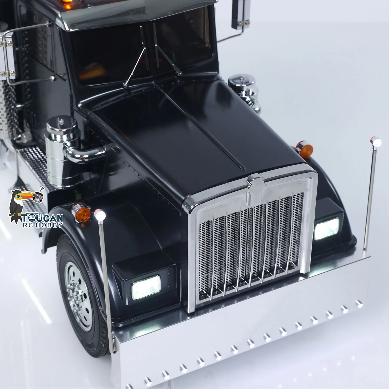 TAMIYA 56336 King Hauler 6x4 1/14 RC Tractor Truck RTR Flysky ST8 Radio Remote Control Lorry Car Model Light Sound Smoke Unit - Image 4