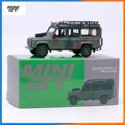 1:64 Land Rover Defender 110 camouflage #237 4S alloy die-cast simulation car model,boys' toys,children's holiday birthday gifts