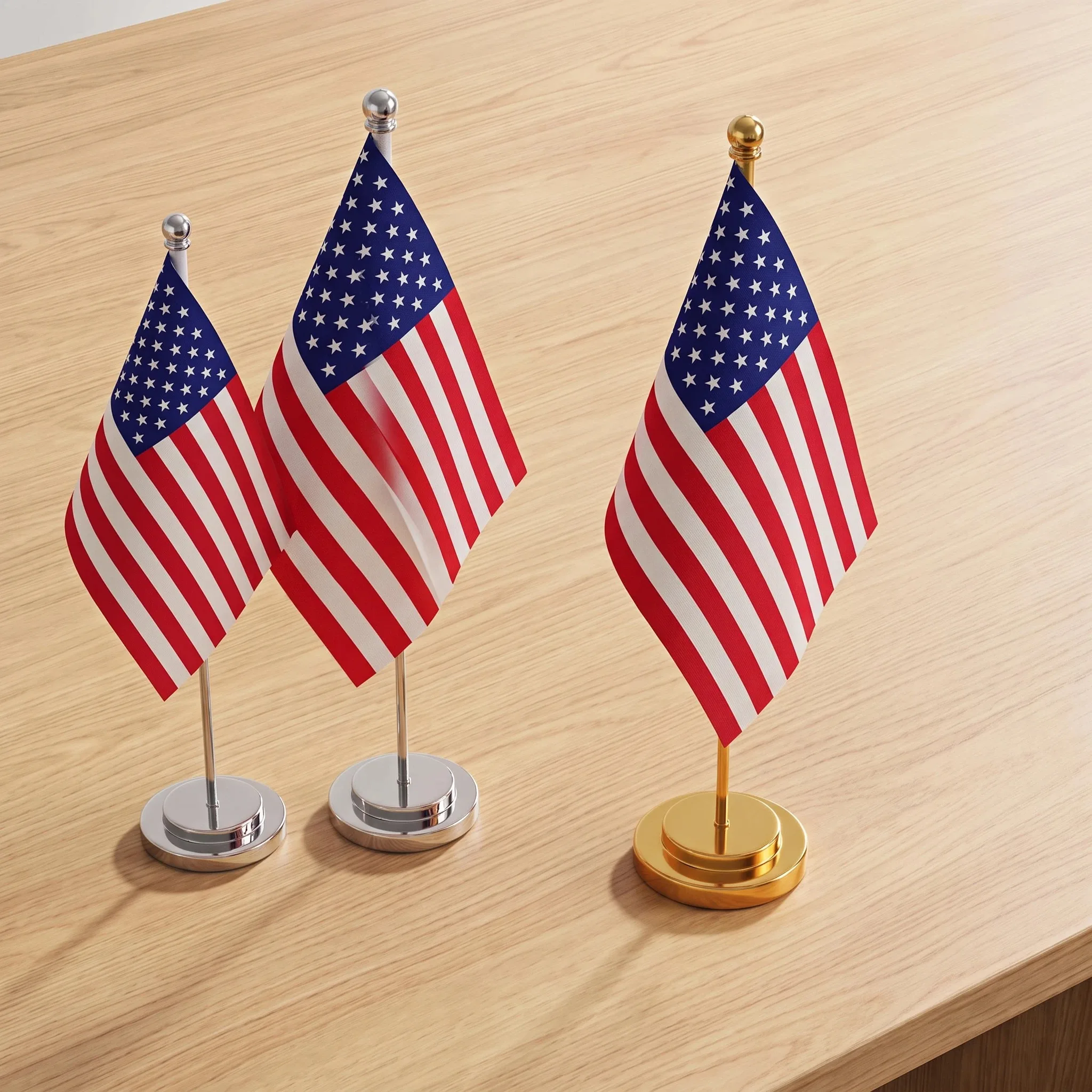 Aerlxemrbrae 14x21cm  Office Desk Flag Of united states us usa american flag US Desk Ornaments Flags