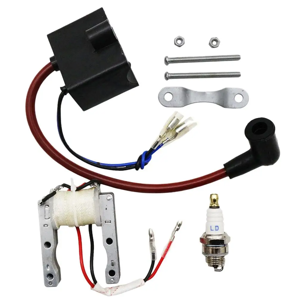 

Ignition Coil Magneto Stator Spark Plug Kit Pit Bike Electric Bike 1000w Compatible for 49cc 80cc Push Bike