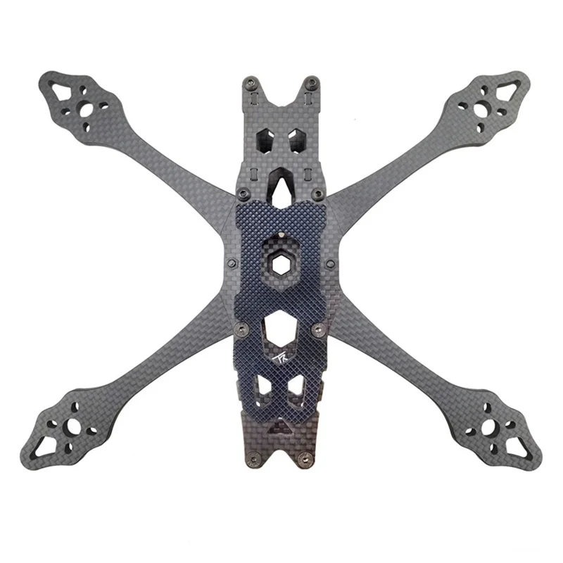 NEW 5 inch 225 223mm Wheelbase X-type Split Carbon Fiber Frame kit With 5mm Arm For FPV RC Racing Drone Upgraded QAV-S 225mm