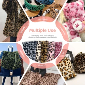 Leopard and Vintage Tiger Artificial Skin Fabric, 25x45cm, Handmade Crafts, DIY Clothing Bag, Hair Accessories, Quilting Materials 6 Main Sales Bag Screen - №5
