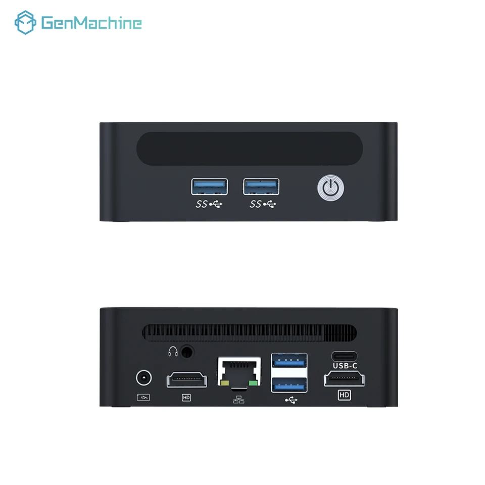GenMachine Ryzen 7 7840U 6800U 6800H USB4 2.5G LAN Mini PC Windows