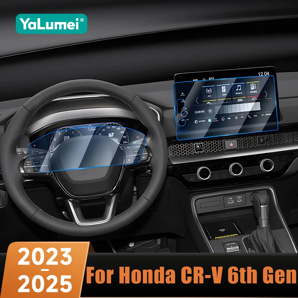 Für Honda CR-V CRV 6. Generation 2023 2024 2025 Hybrid Auto GPS-Navigationsbildschirm Gehärteter Glasfilm Armaturenbrett-Displayschutz