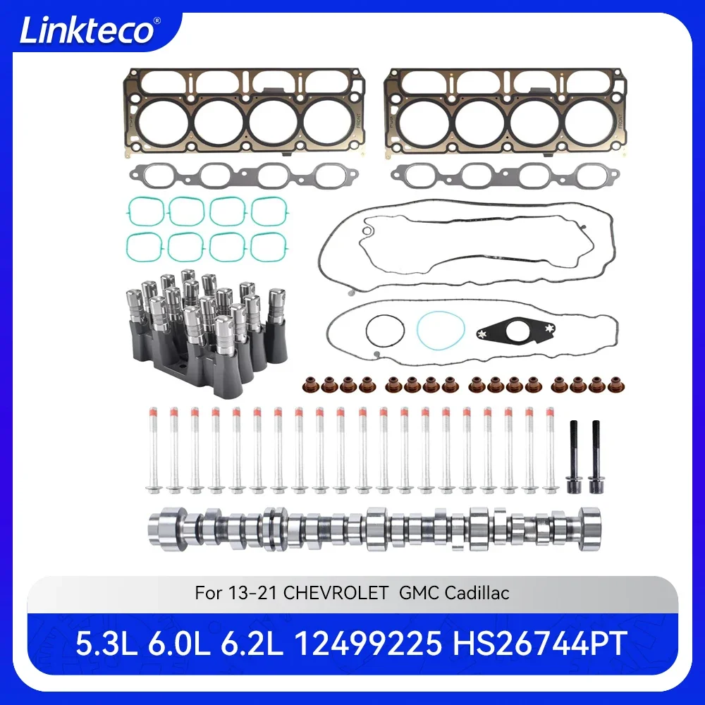 

Engine part Full gasket set Camshaft Lifter bolts kit Fit 5.3 6.0 6.2 L L83 For 13-21 5.3L 6.0L CHEVROLET GMC Cadillac HS26744PT