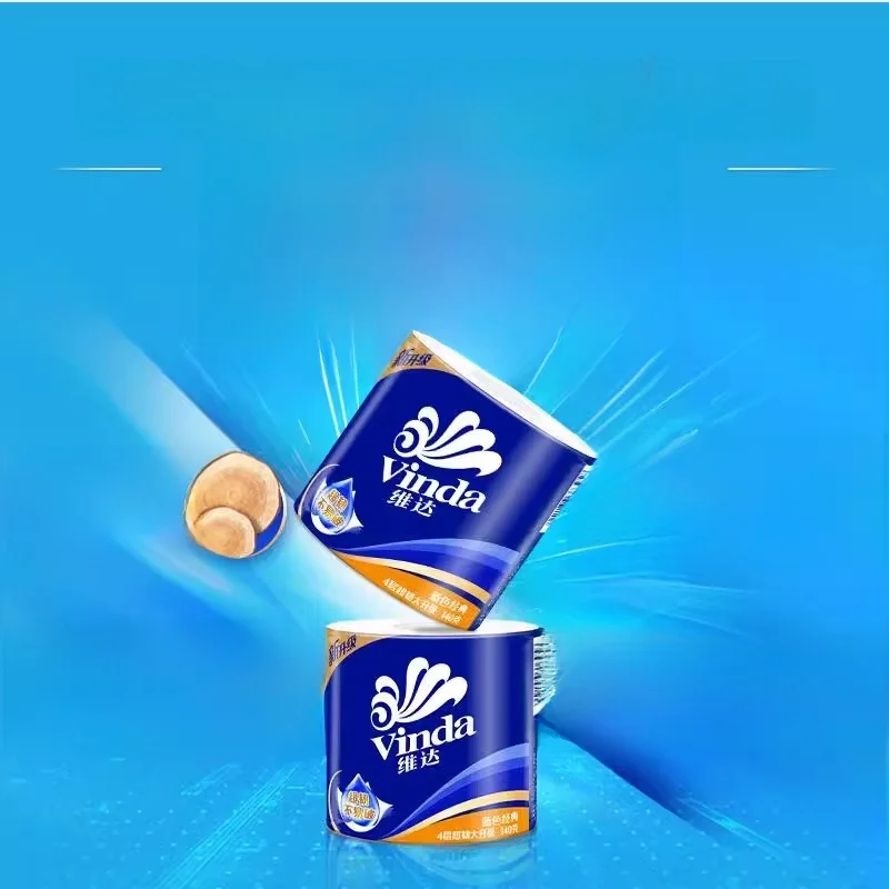 

Vinda Core Regular Toilet Paper 40g Big Roll able Pa Home Batoom Hand Towel Paper Household Toilet Paper