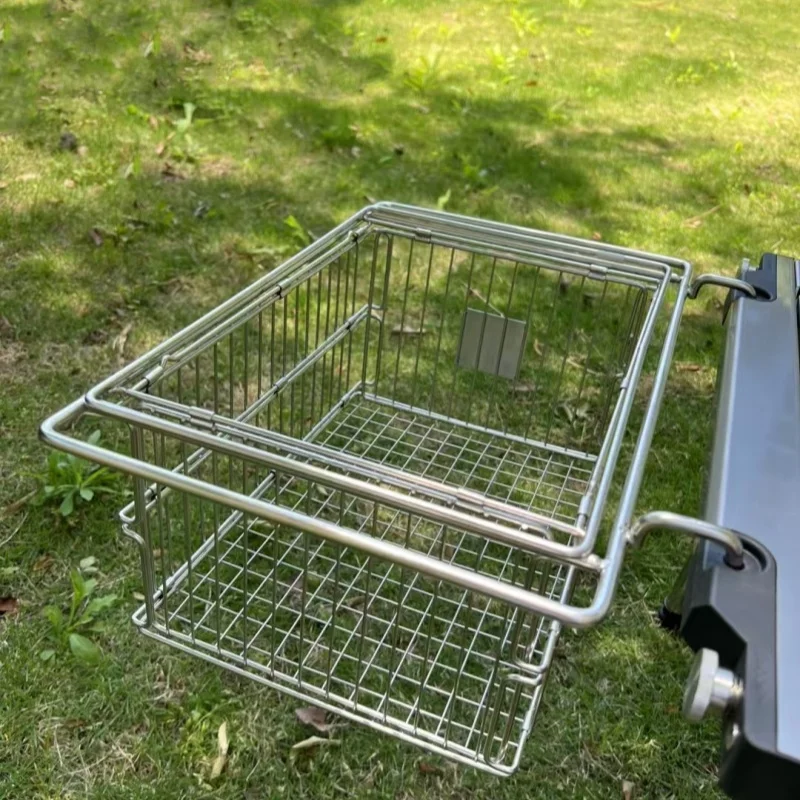IGT Folding Storage Basket Stainless Steel 1 Unit Drain Basket  IGT Drain Basket Storage Basket IGT Table Accessories New