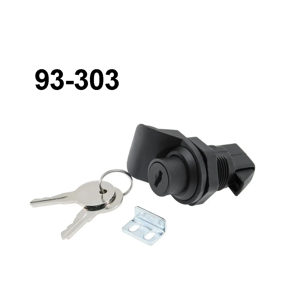 Push Latch Button Lock With 2 Keys 93-303 With 2 Key Boat Yacht RV Camper Locking Push Button Latch For Marine Boat Tool Box