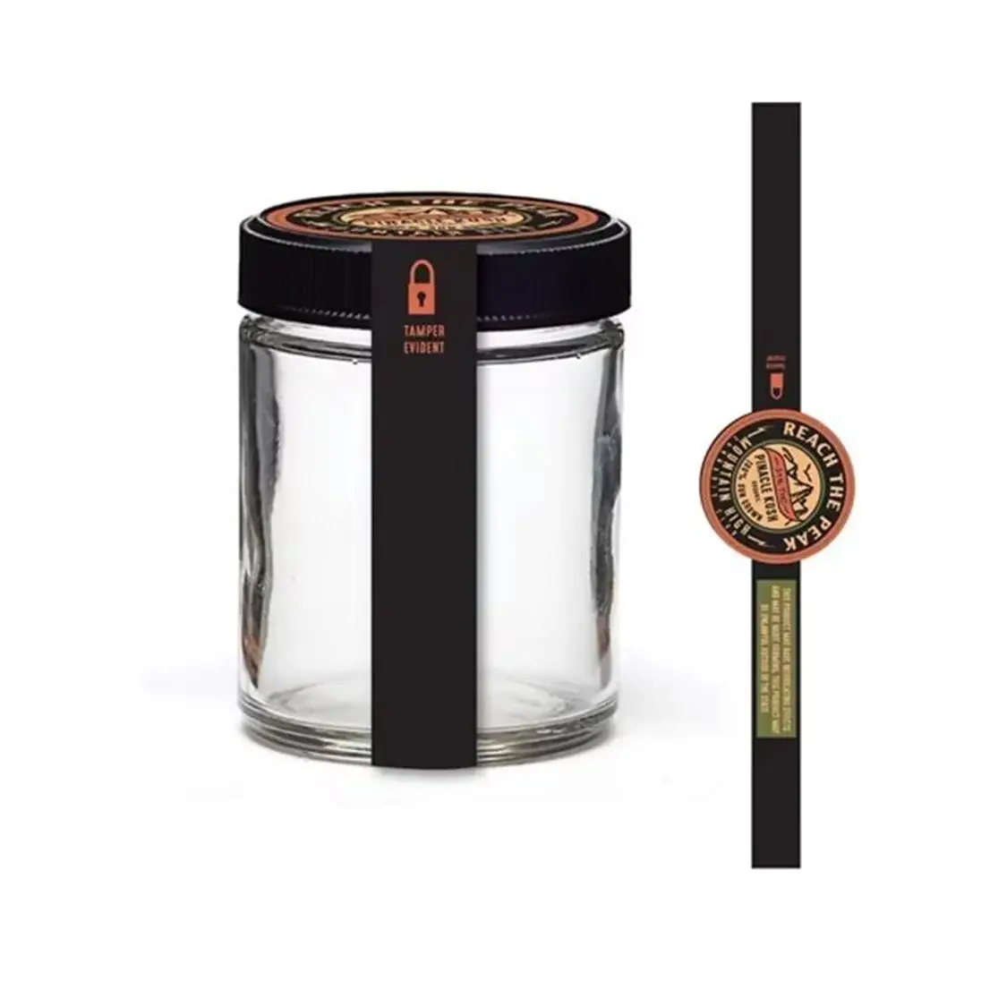 Custom Honey Glass Jar Labels | Private Food Label Printing | Adhesive Logo Tamper Proof Seal Stickers