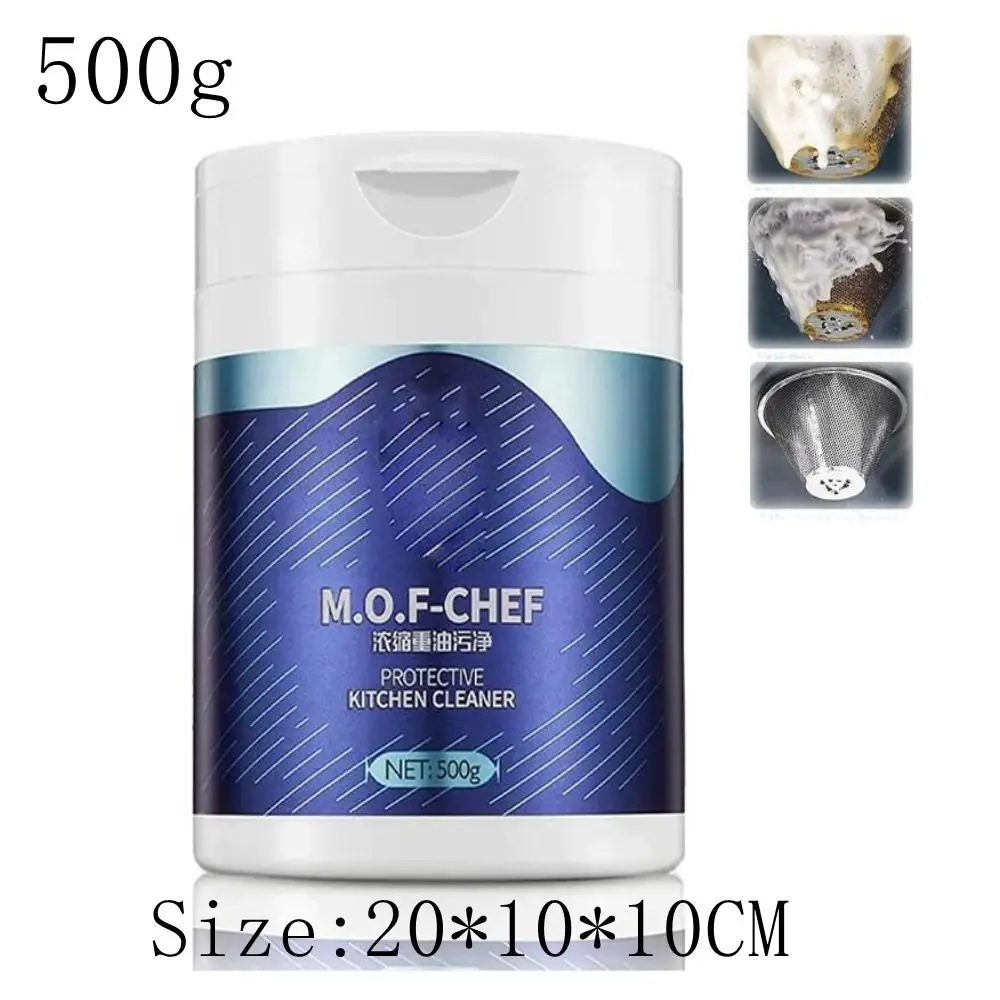 Mof Chef Cleaner Powder-Heavy Oil Stain Powder Cleaner,All Purpose Stain Remover