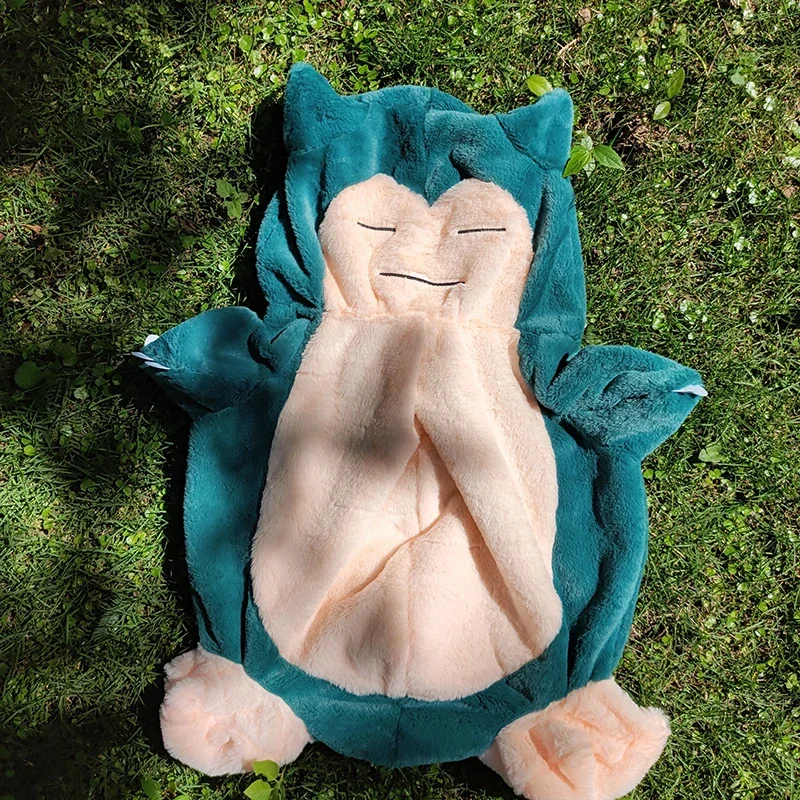 30-90cm große Pokemon Plüschtiere Snorlax Anime Plüsch Leder Holster halbfertige Pokémon Snorlax weiches Kissen Kinder Geschenk