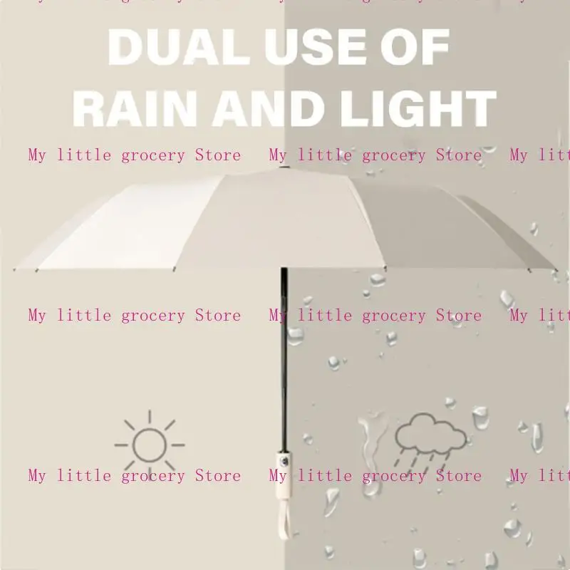 D5BD 24 Steel Rib Umbrellas with Quick Auto Open and Close for Sun and Rain Protections