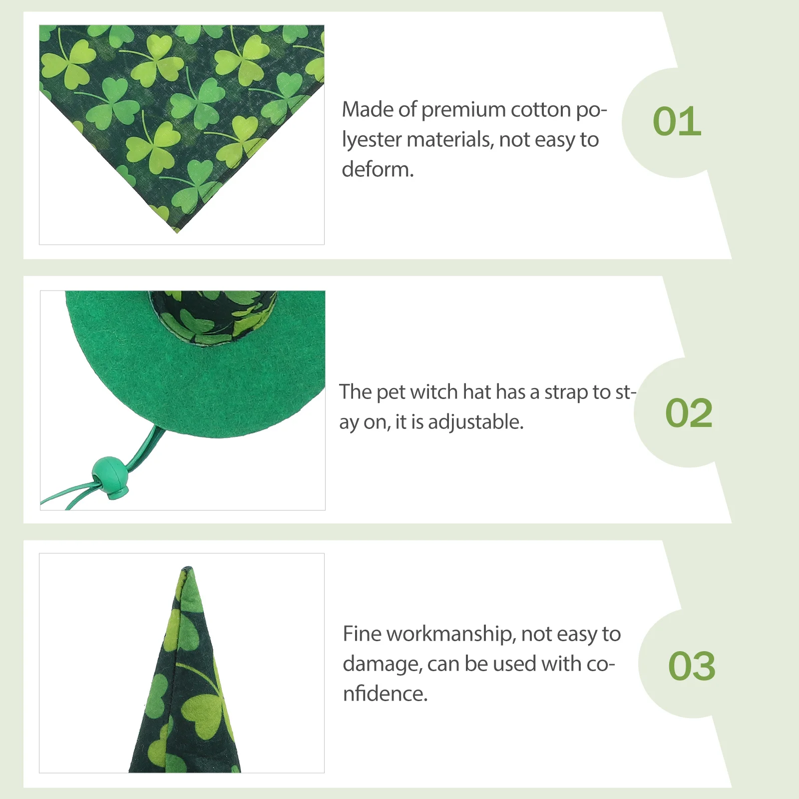 

1 Set Pet Witch Hat Dog Bib Decorative Adorable Multi-Function Party Festival Cosplay Accessory Puppy Hat Pet Supply