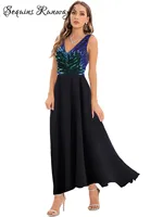 Vestido Largo Sexy con Espalda Descubierta y Lentejuelas para Mujer, Verano 2026, Elegante Vestido de Fiesta de Gasa, Vestidos Largos de Noche para Mujer, Vestidos de Cumpleaños, Vestidos de Graduación