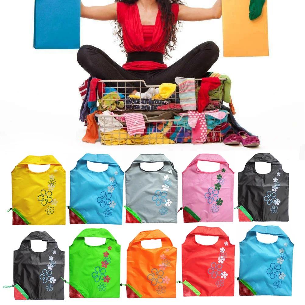 10 Pcs Totebag Storage Groceries Environmentally Friendly Shopping Bags Reusable