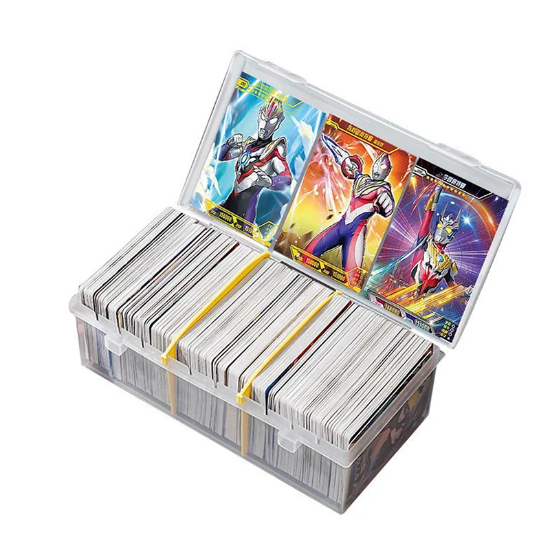 Compartment Photocards Storage Box Transparent Stickers Idol Card Holder Desk Storage Organizer Classification Box Stationery