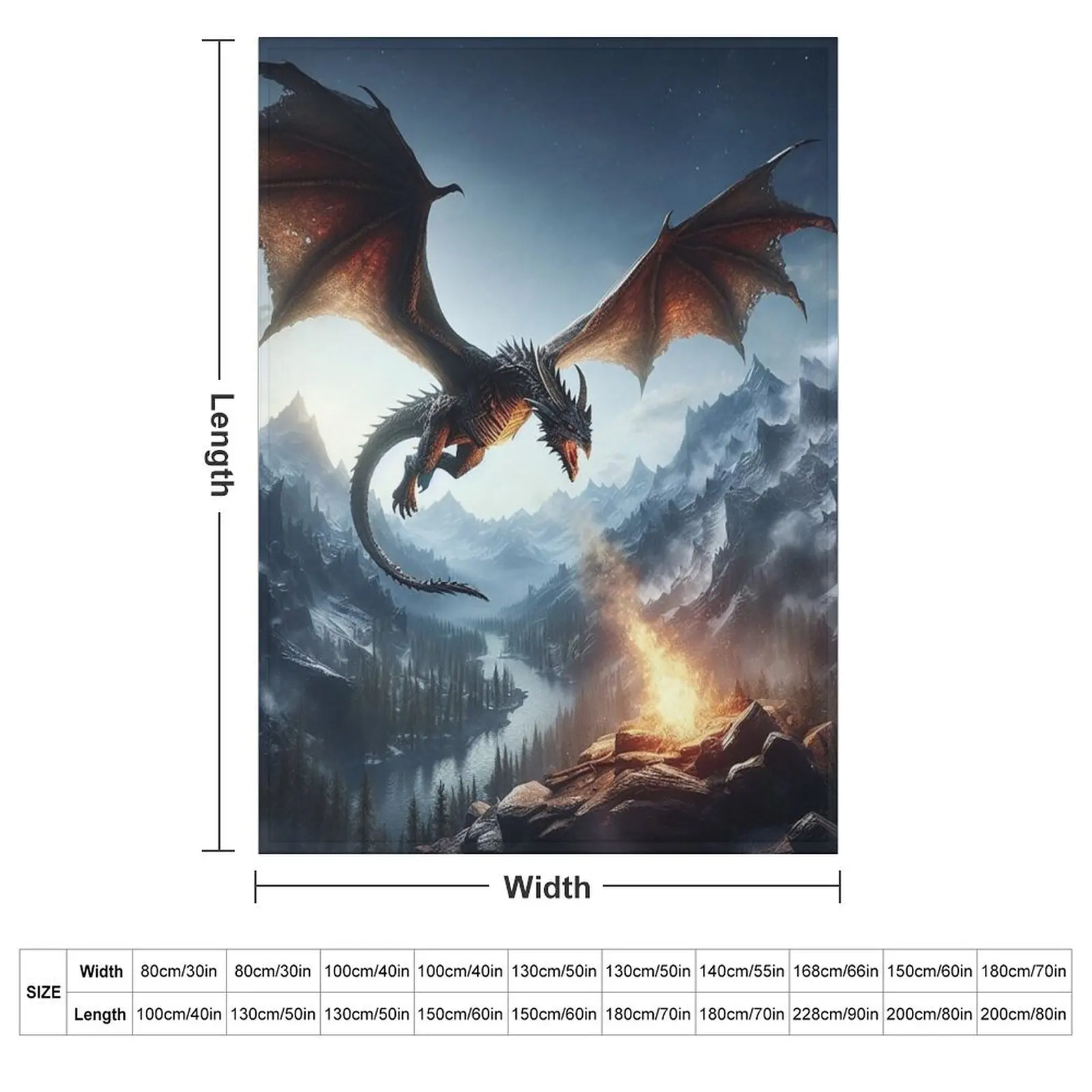 Unlock the Ultimate Dragon Fire Models with Skyrim: A Comprehensive Guide to Epic Fantasy Gaming Throw Blanket