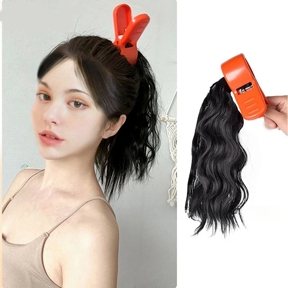 Cute Arrietty Cosplay Shark Hair Clip for Adult Kid Red Ponytail Hairpin Fashion Korean Hair Claw Headwear Anime Accessories
