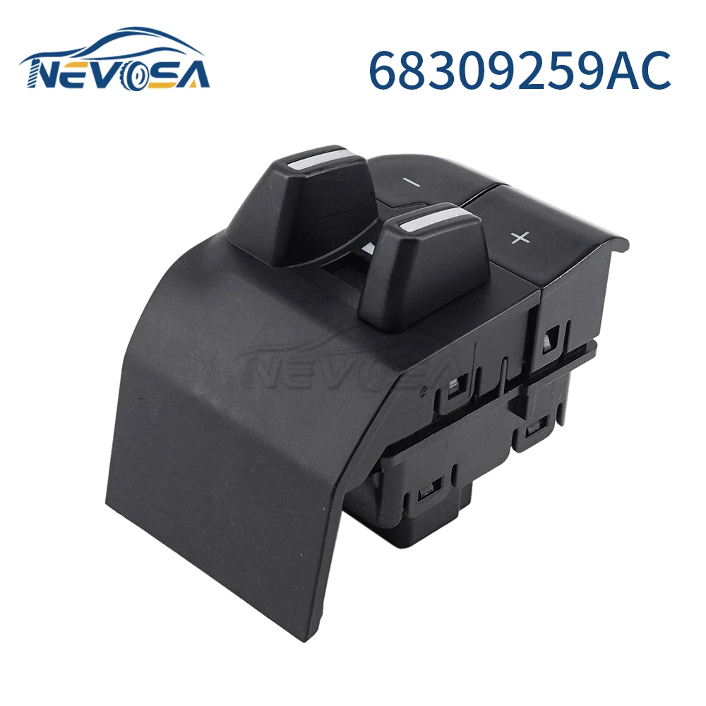 

NEVOSA 68309259AC For 2019-2022 RAM 1500 DT BODY STYLE ONLY 2500 3500 4500 5500 Car Integrated Trailer Brake Controller Switch