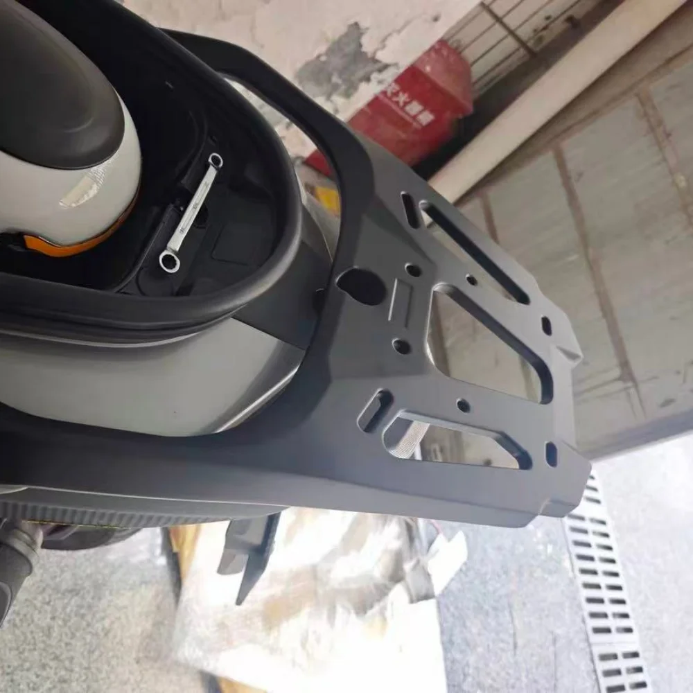FOR SYM JOYMAX Z300 CRUISYM300 Thickened Aluminum Rear Rack Heavy-Duty Top Case Bracket Universal Fit No Cutting Required