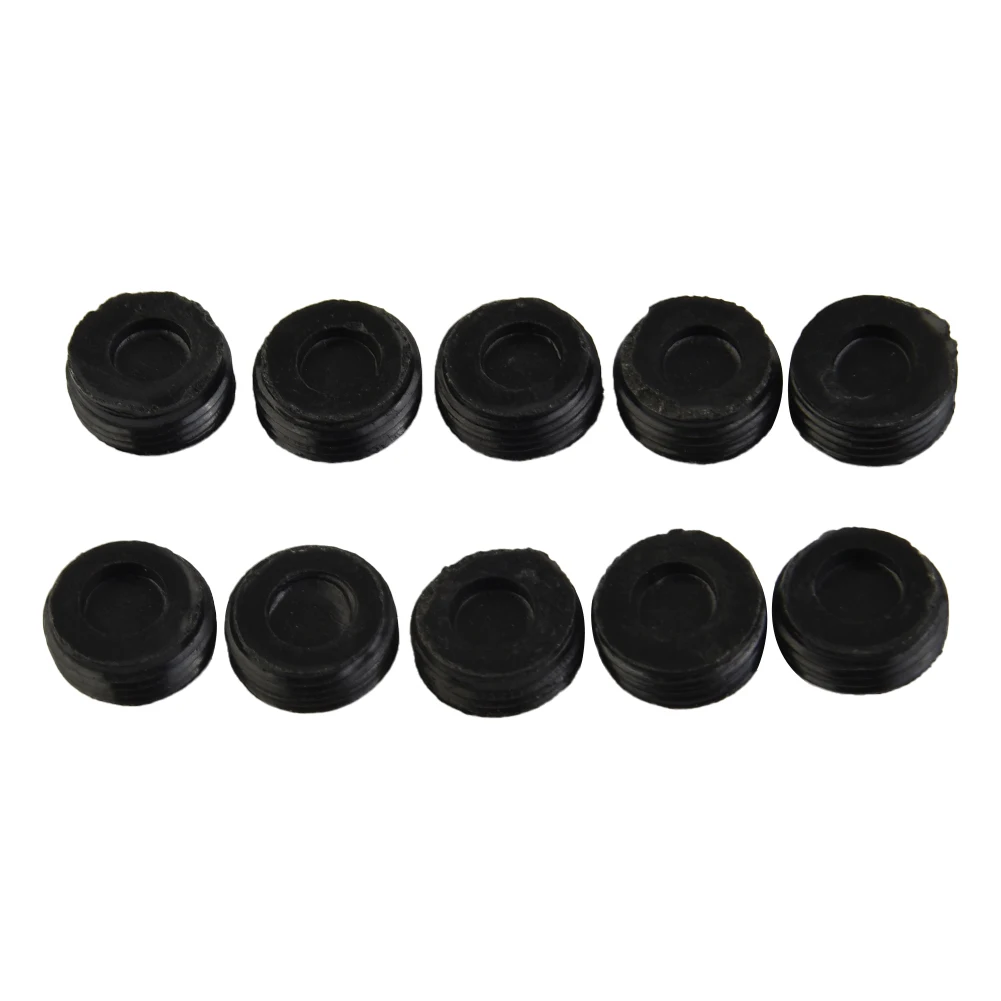 For Motor Carbon Brush Cover Plastic Transmission Accessories Carbon Brush Cover For Motor Holder 10pcs Black Useful