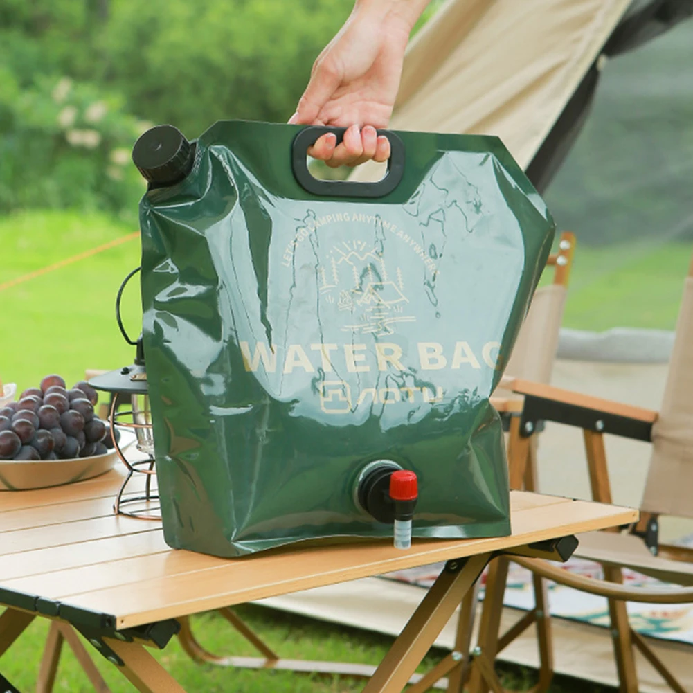 Outdoor Clear Water Bag Dustproof Water Container Bag With Faucet For Climbing