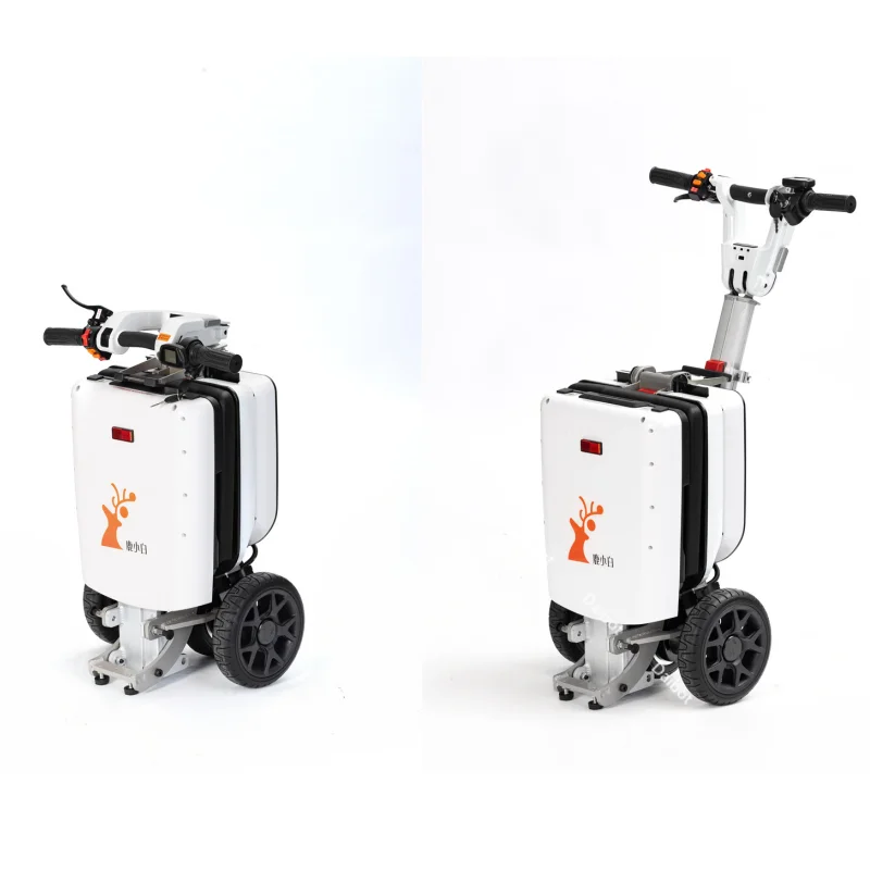3-Rad-Mobilitätsroller, zusammenklappbar, leicht, für behinderte Menschen, 350 W, 48 V, Mini-Elektro-Dreirad, für Erwachsene und Senioren, abnehmbare Batterie – Detail 18